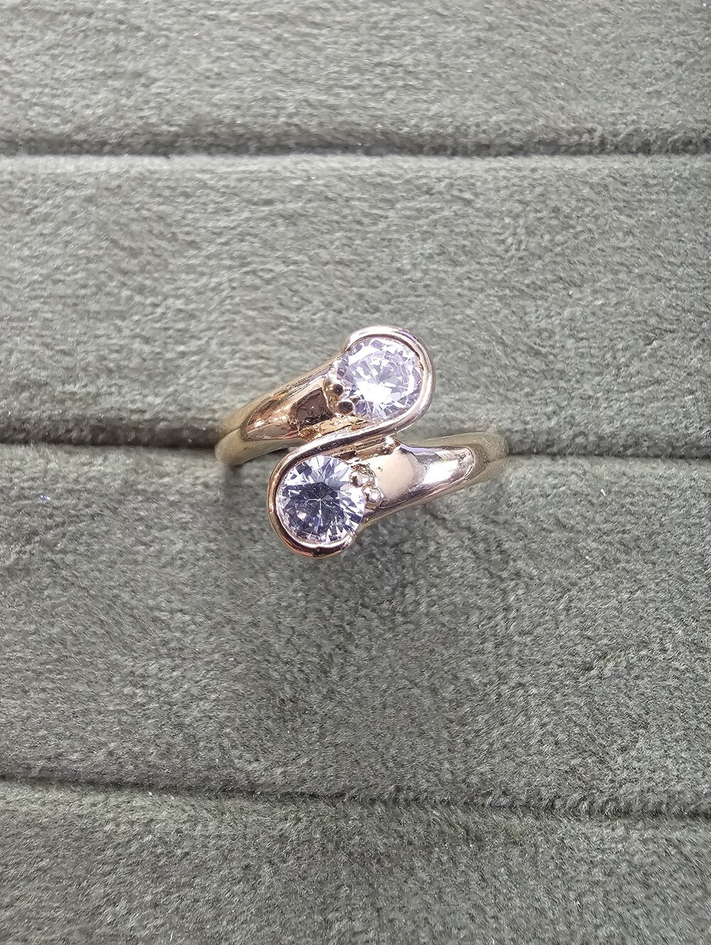 Vintage 14k Gold Plated Ring Size 8 - Picture 1 of 5